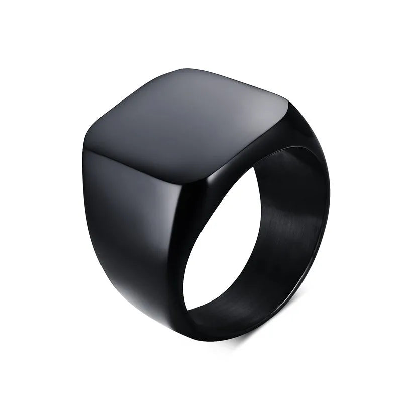 18mm Big Rings for Men Rock Punk Biker Club Party Jewelry Anillos