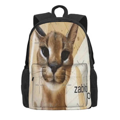 Zabloing Floppa 1 Backpacks Men's & Women's Travel Bags