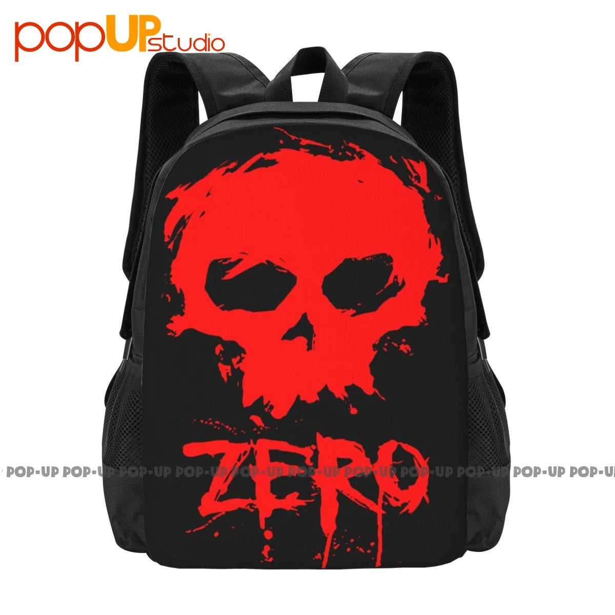 Zero Skateboard Blood Skull Backpack Large Capacity Sports Style Backpacks