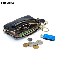 Zero Wallet Leather Multifunctional Ins Hand Carry Wristlet Real Leather Wallet