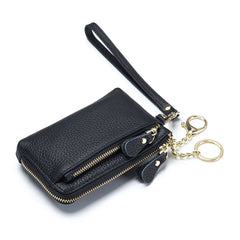 Zero Wallet Leather Multifunctional Ins Hand Carry Wristlet Real Leather Wallet