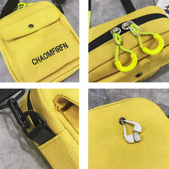 Canvas Phone Organizer Crossbody Bag for Women Girls