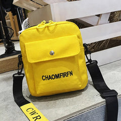 Canvas Phone Organizer Crossbody Bag for Women Girls
