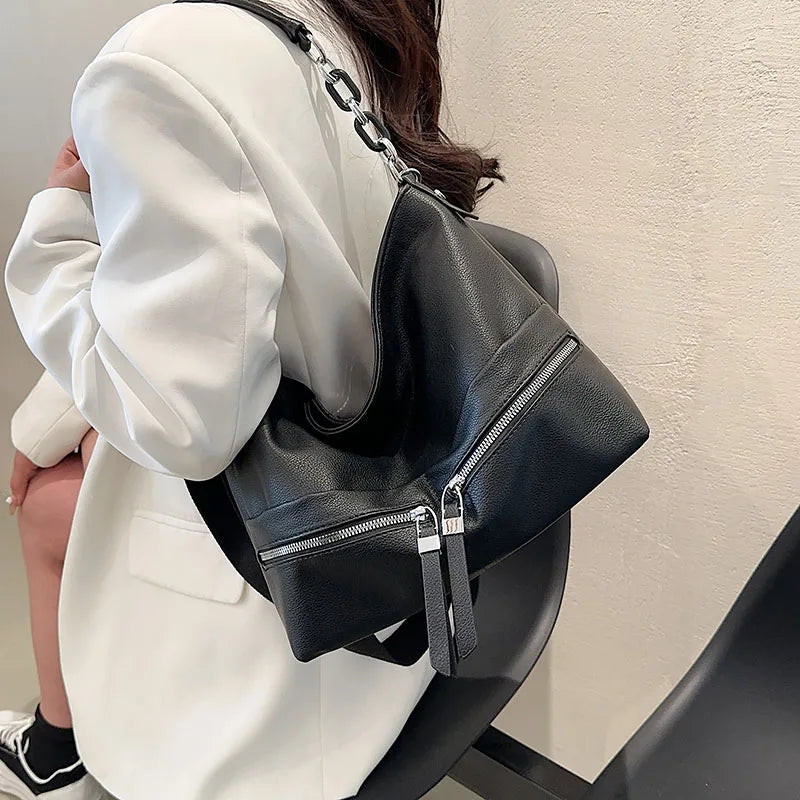 Retro Green Crossbody Bag for Women Travel Handbags Purses Female Soft Hobo