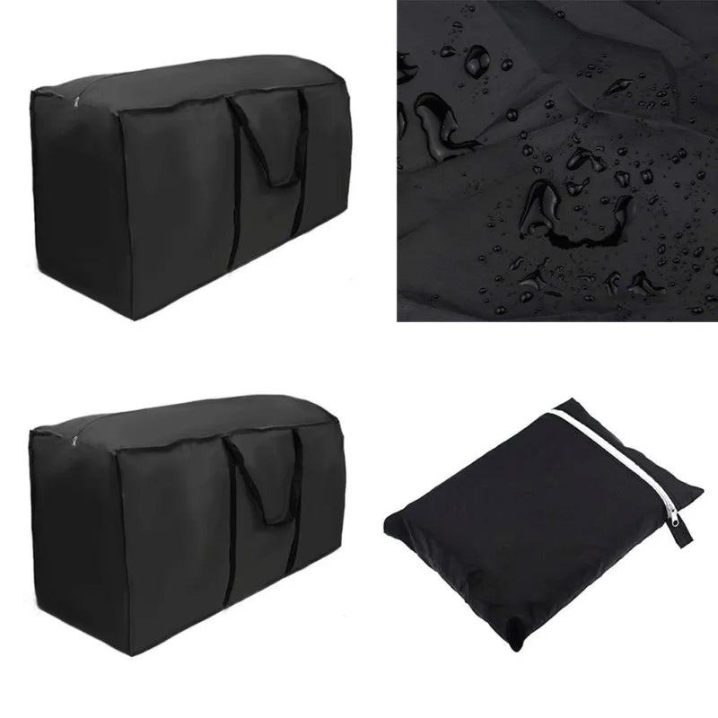 Heavy Duty Outdoor Cushion Storage Bag with Zipper