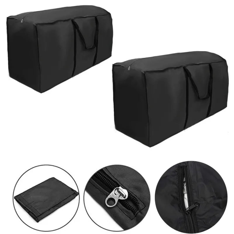 Heavy Duty Outdoor Furniture Cushion Storage Bag with Zipper