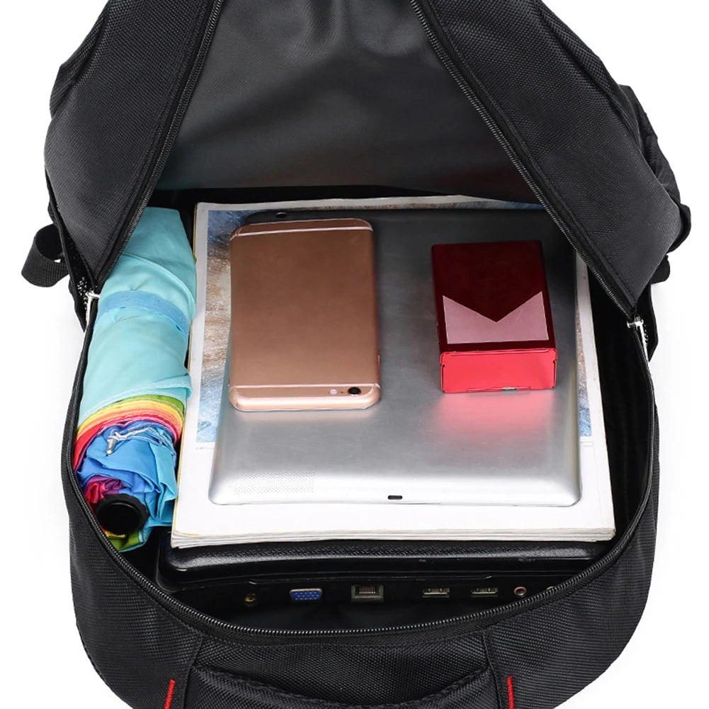 Large Capacity School Backpack Zipper Laptop Rucksack