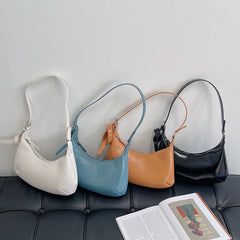 Zipper Women's Bag Small Handbags PU Leather Lady Shoulder Crossbody Bag
