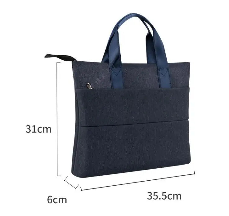 Zipper file bag Oxford cloth briefcase stationery bag