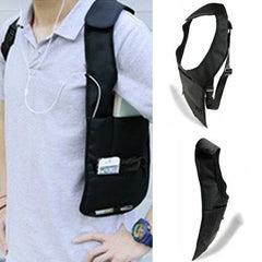 Zippered Nylon MP3 Player Holder Pocket Anti Theft Mobile Phone Portable Storage