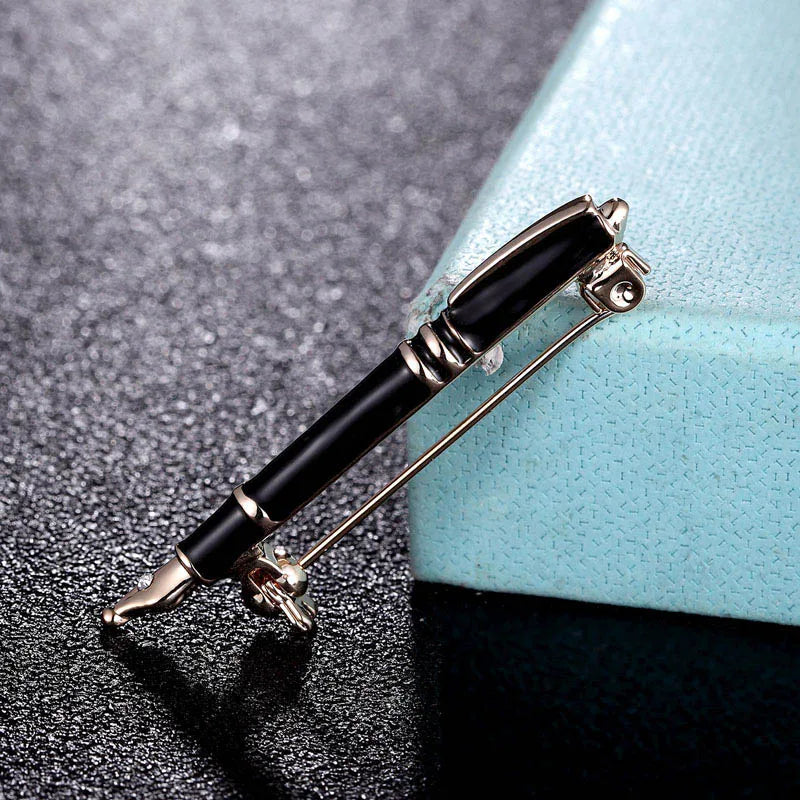 Zlxgirl Men shape pen punk Brooches Enamel pins brooch Jewelry