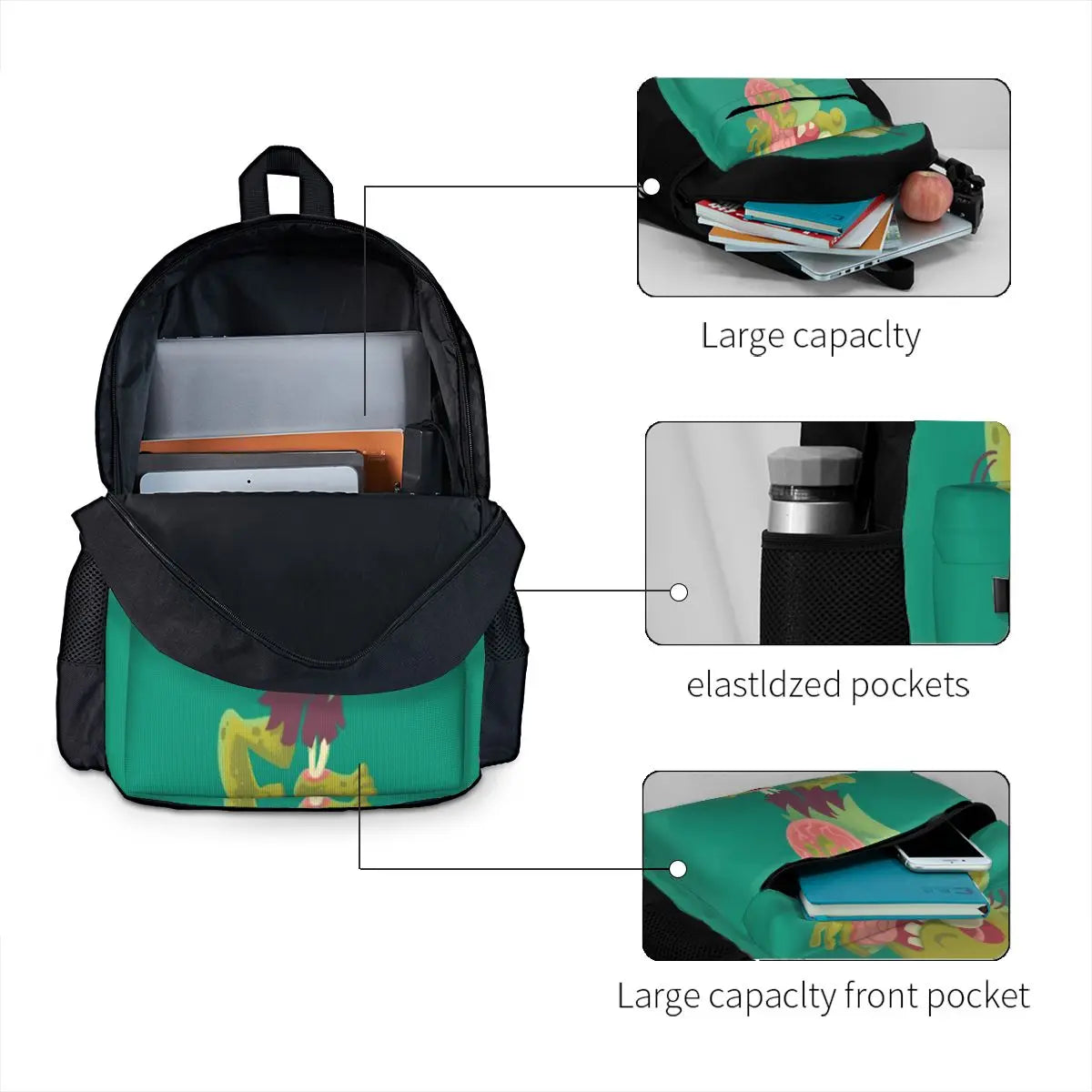 Zombie Hugs Backpacks Men's & Women's School Bag