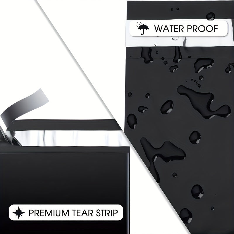 100pcs Poly Mail Bags Self-Sealing Waterproof & Tear Proof Various Sizes