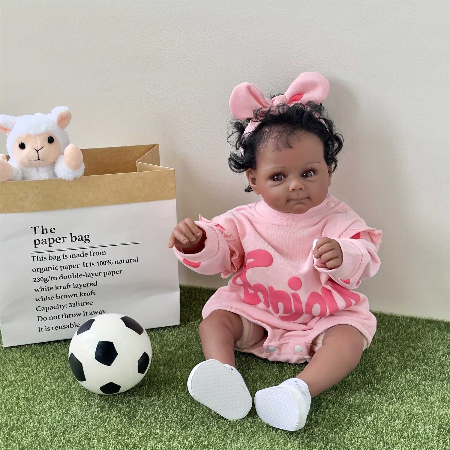 Adorable Reborn Youngsters Girl Doll with Soft Vinyl Body & Realistic Features