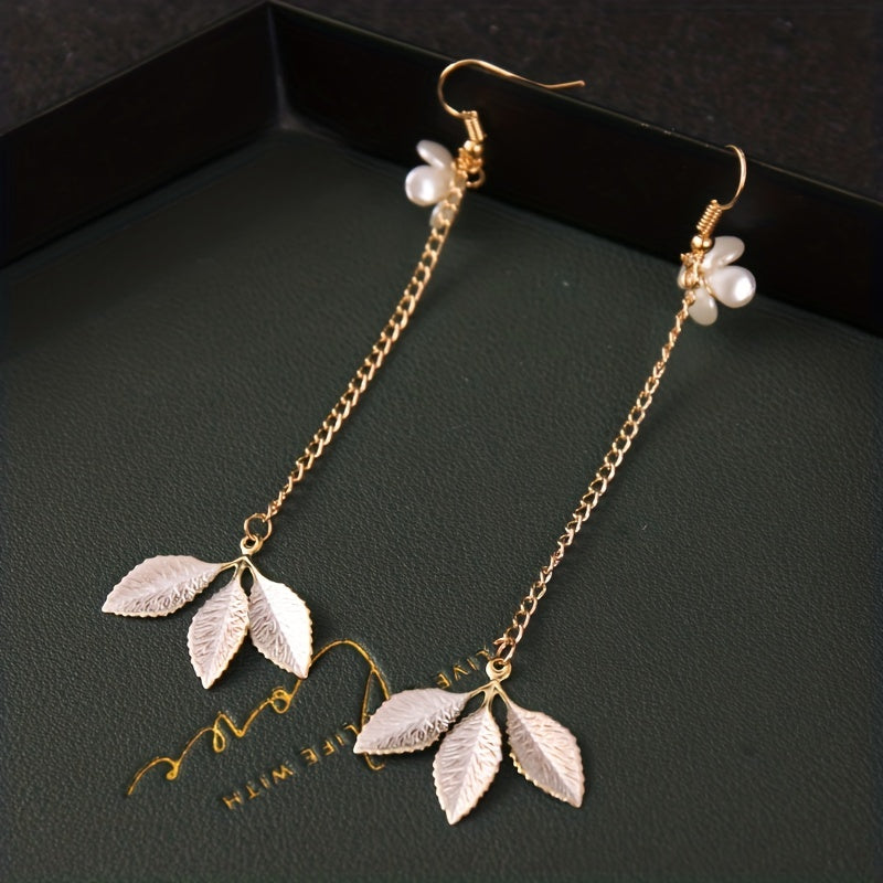 Bridal Flower Hair Comb Earrings Set Headwear Hair Comb