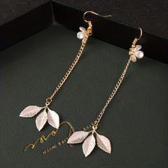 Bridal Flower Hair Comb Earrings Set Headwear Hair Comb