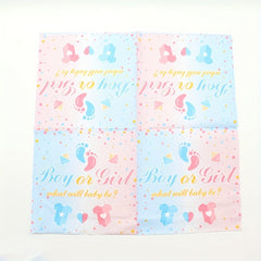 20pcs Gender Reveal Party Luncheon Napkins For Pink Party Tableware Decorations