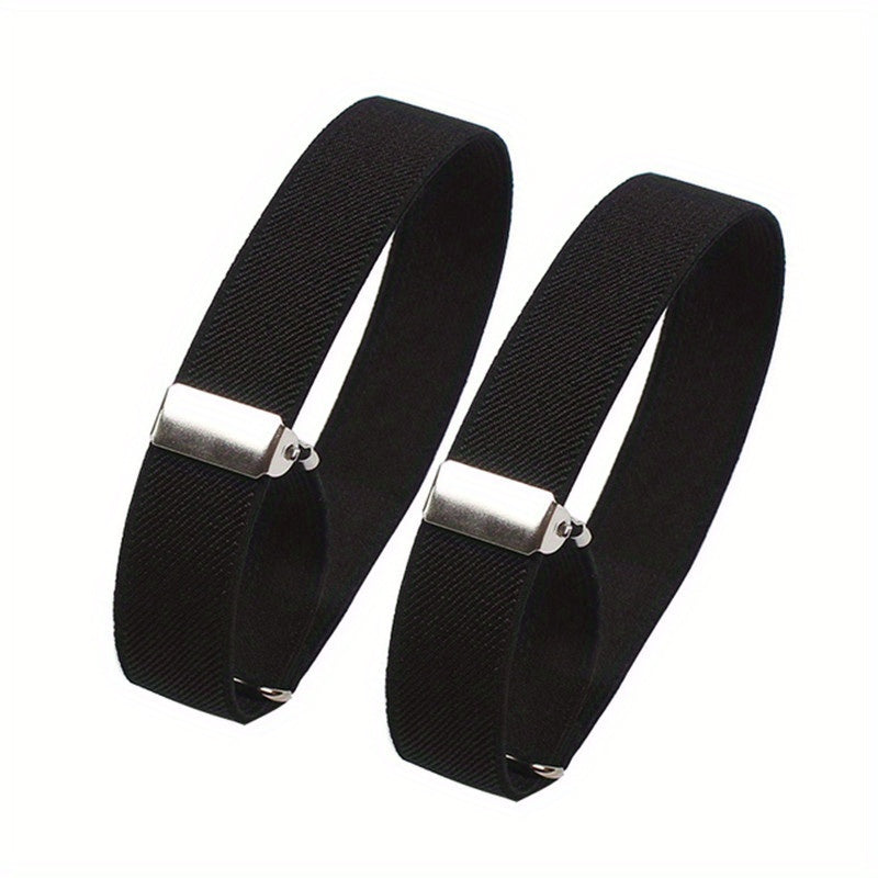 Elastic Armband Shirt Sleeve Clip Adjustable Armband for Women Men