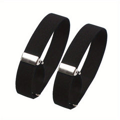 Elastic Armband Shirt Sleeve Clip Adjustable Armband for Women Men