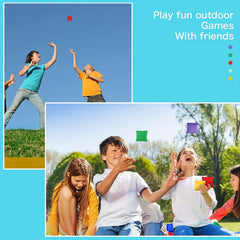 Outdoor Family Bean Bag Toss Game Set - Small Bean Bags for Kids