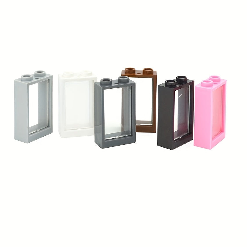 20pcs Building Blocks Window House Parts Frame 1X2X3 Compatible with 60593 60602