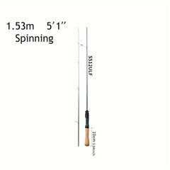 Ultralight Trout Fishing Rod Carbon Fiber Spinning Casting Rod For Crappie