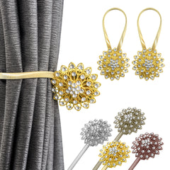 2pcs Magnetic Curtain Tiebacks, No Drilling Needed