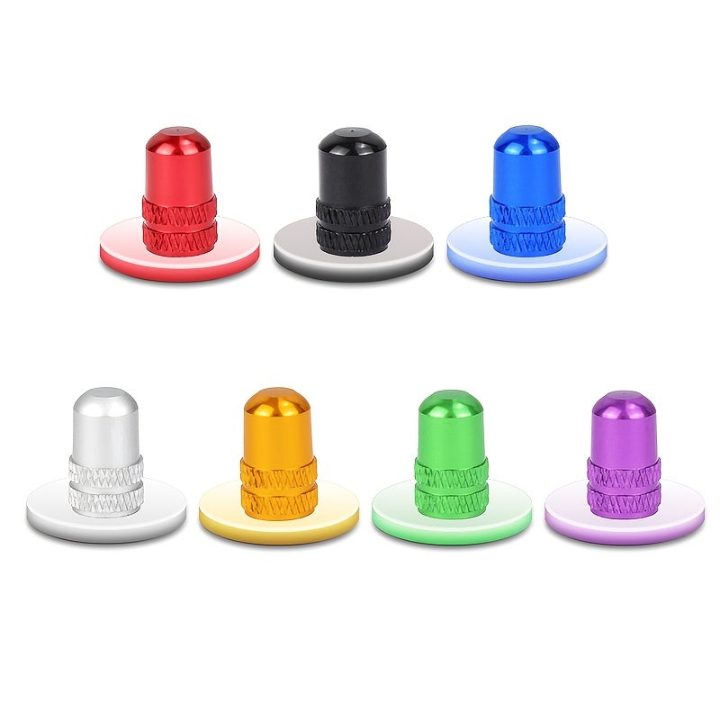 4pcs Aluminum Alloy Bike Valve Covers Dust Dirt Protection