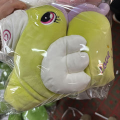Pastel Green Pink Unicorn Plush Toy - Emotional Healing Gift for Teens & Adults