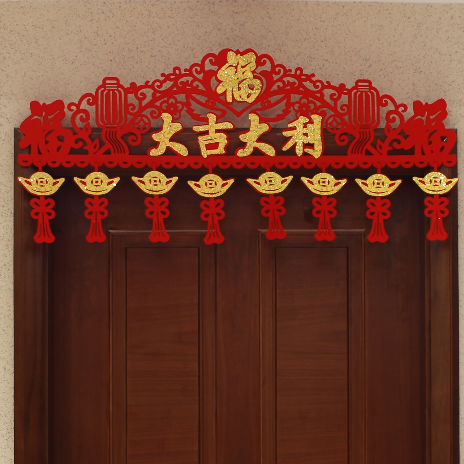 Dragon Year Door Curtain Banner Spring Decoration