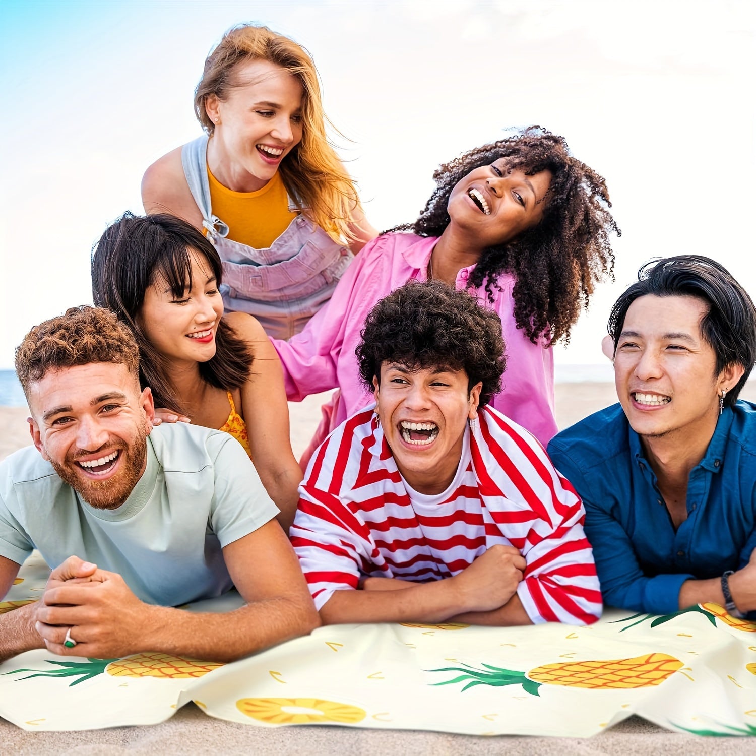 Waterproof Beach Blanket Oversized- Lightweight Portable Picnic Blanket