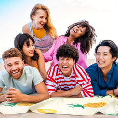 Waterproof Beach Blanket Oversized- Lightweight Portable Picnic Blanket