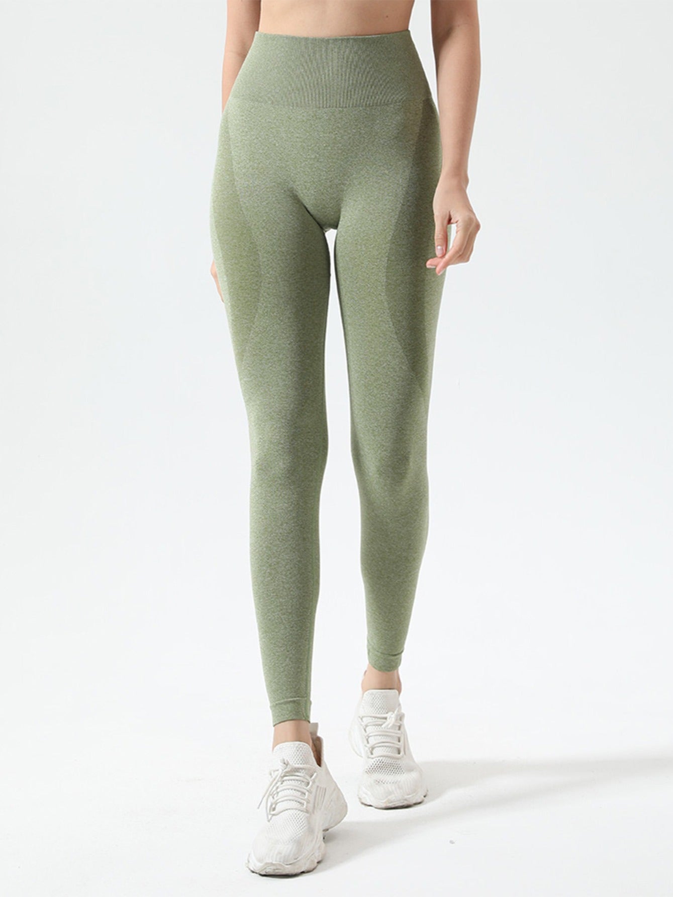 Solid Butt Lift High Waisted Yoga Leggings
