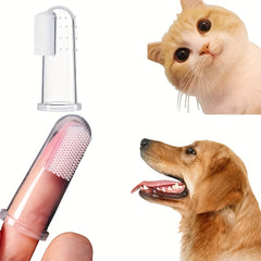 Pet Finger Toothbrush for Cats Soft Bristles Dental Hygiene