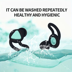 Swimming Earplugs Noise Reduction Waterproof Ear Protection