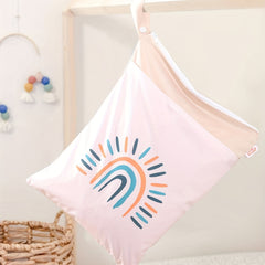 Digital Printing Washable Stroller Hanging Bag Diaper Storage Bag