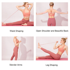 Adjustable Yoga Resistance Bands Elastic Stretch Belt For Home Gym