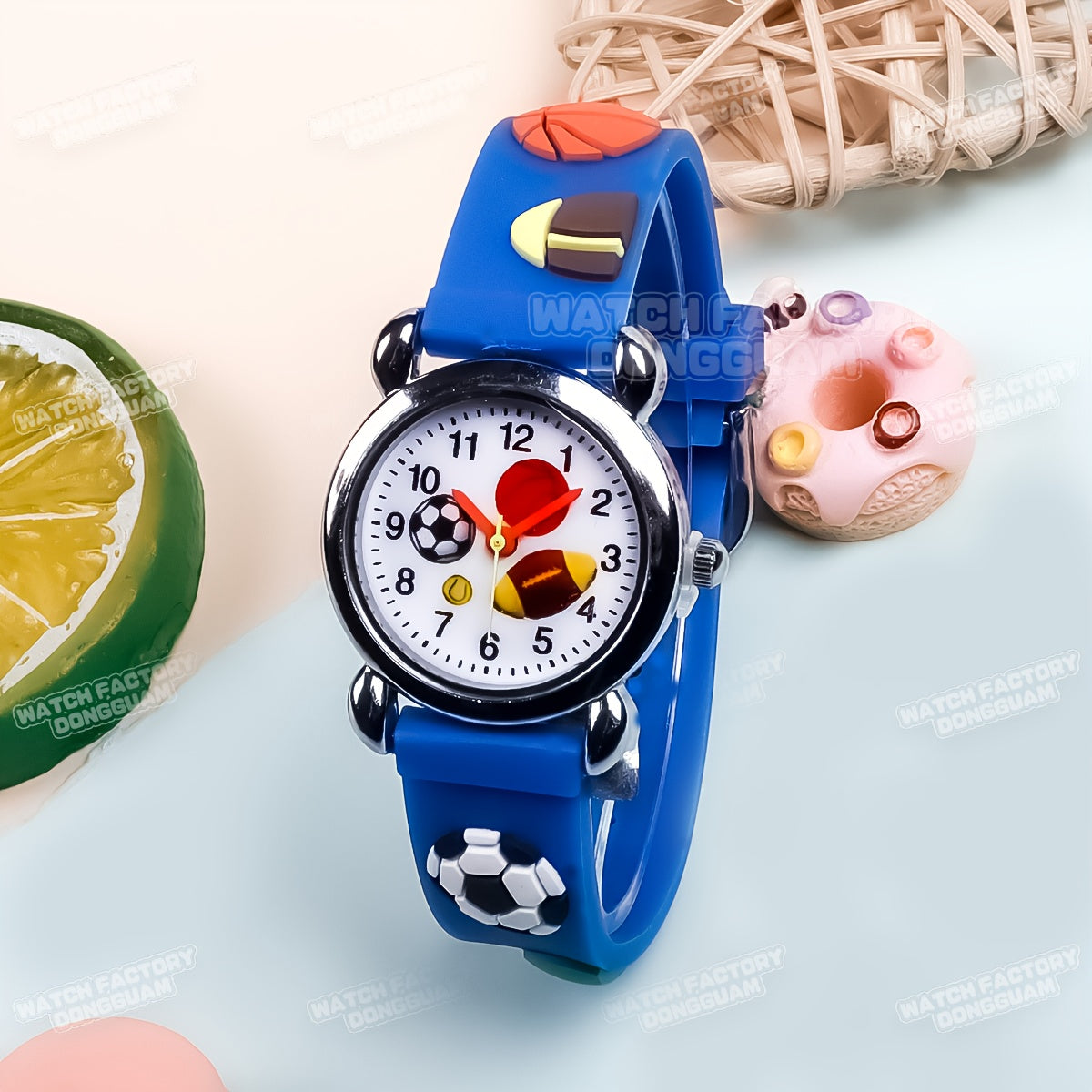 3D Printed Sports Style Student Wristwatch Gift