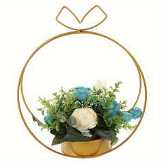Metal Flower Arrangement Basket Wedding Decoration Flower Holder