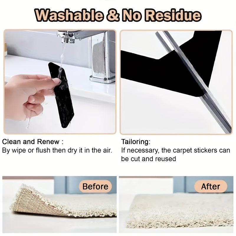 8 High Non-slip Carpet Stickers - Prevent Rugs from Moving