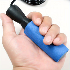 PVC Rope Skipping Rope With Sponge Handle - Fitness Exercise