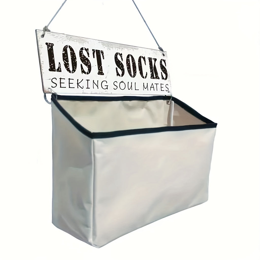 Lost Socks Bag Wall Mounted Organizer Laundry Room Tidy Home Storage