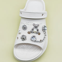 Silver Bear Shoe Charms for Shoe Decoration