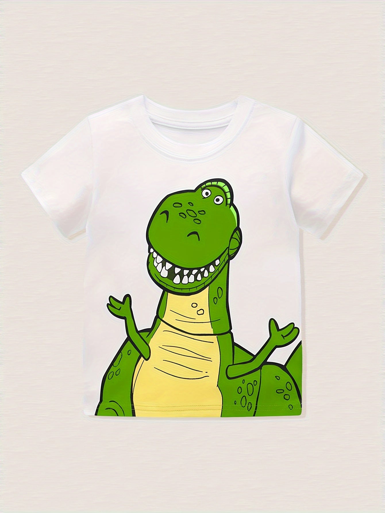Dinosaur Print Cotton T-shirt for Kids