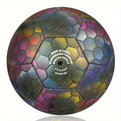 Reflective Fish Scale Soccer Ball Size 5