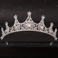 Rhinestone Crown Headband Wedding Bride Princess Queen Hair Tiara
