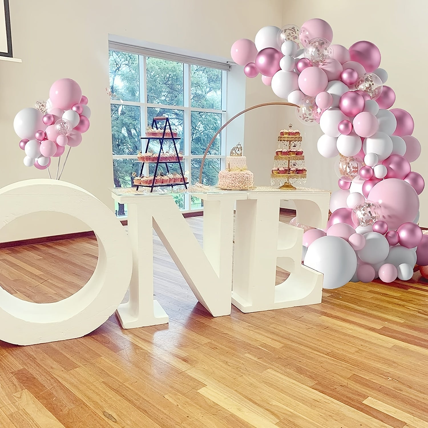 104pcs Balloons Set for Birthday Baby Shower Wedding Bridal Shower
