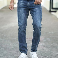 Men's Slim Fit Stretch Washed Jeans