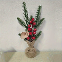 9 84inch Christmas Decorations For Desktop Display Window Mini Christmas Tree