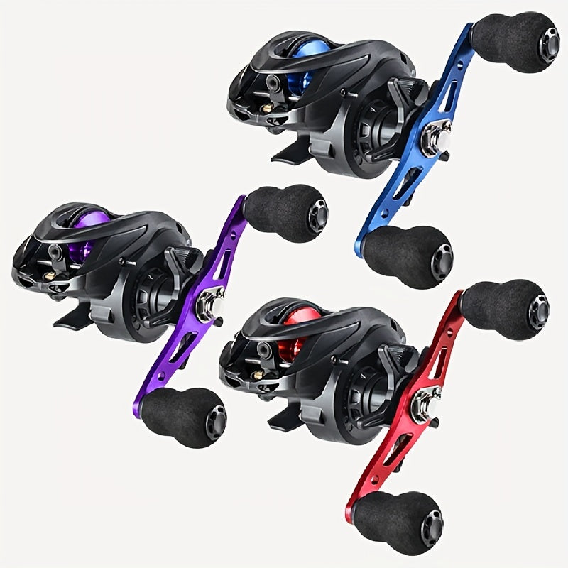 6.2:1 Gear Ratio Aluminum Handle Magnetic Braking Precision Fishing Tackle